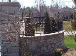 Custom Wrought Iron Gate in Stouffville.