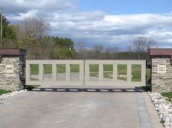 Modern Style Sliding Automatic Gate installation in King City.