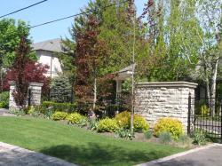 Estate Driveway Gate and Gatehouse in Ontario.