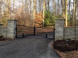 Electric Driveway Gate in Southern Ontario.