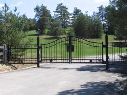 Iron Cemetery Gate in King City.