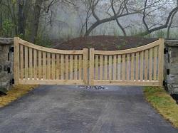 Wood Privacy Gate in Newmarket